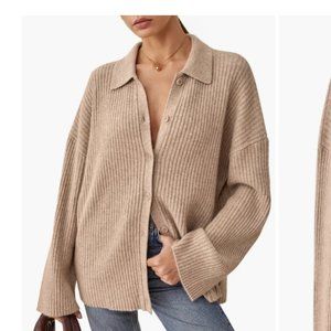 Fantino Cashmere Collared Cardigan SIZE XS - BRAND NEW WITH TAGS!